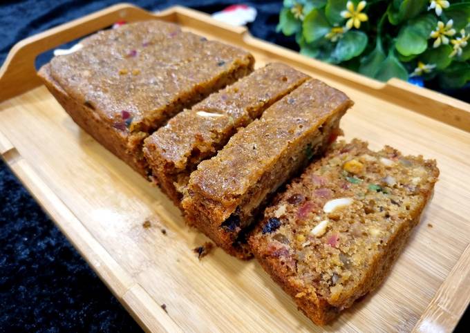 Eggless Christmas Plum Cake - No Rum! - Bake with Shivesh