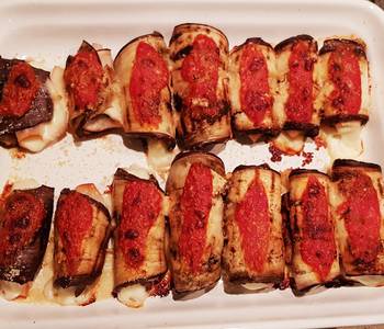 Ultimate Making Recipe Eggplant rolls filled with ham  cheese Restaurant Style