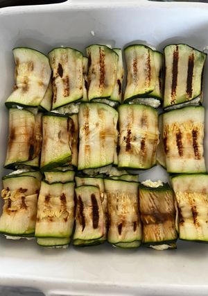 Una foto de Rollitos de Zapallos Italianos