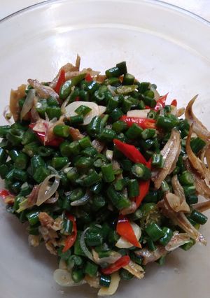 Foto resep Tumis kacang panjang teri