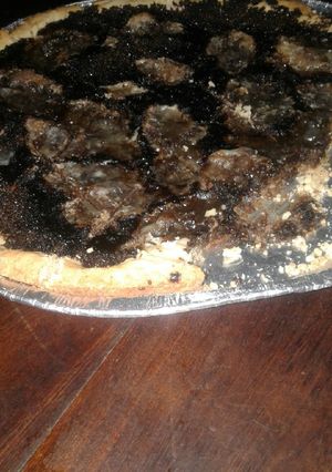 Una foto de Torta de azúcar negra