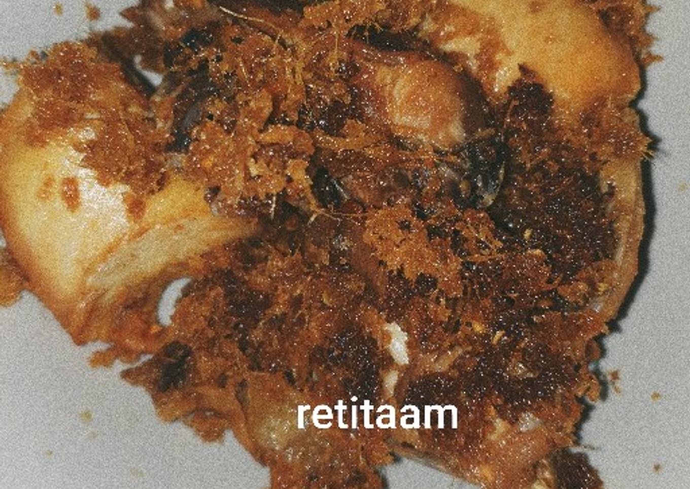 Ayam Goreng Lengkuas (porsi anak kos)