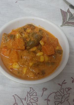 વેજ કોલ્હાપુરી (Veg Kolhapuri Recipe In Gujarati) રેસીપી મુખ્ય ફોટો