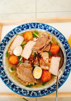 Hình của món Bánh canh xương chả.