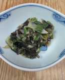 醋香小白菜紫菜