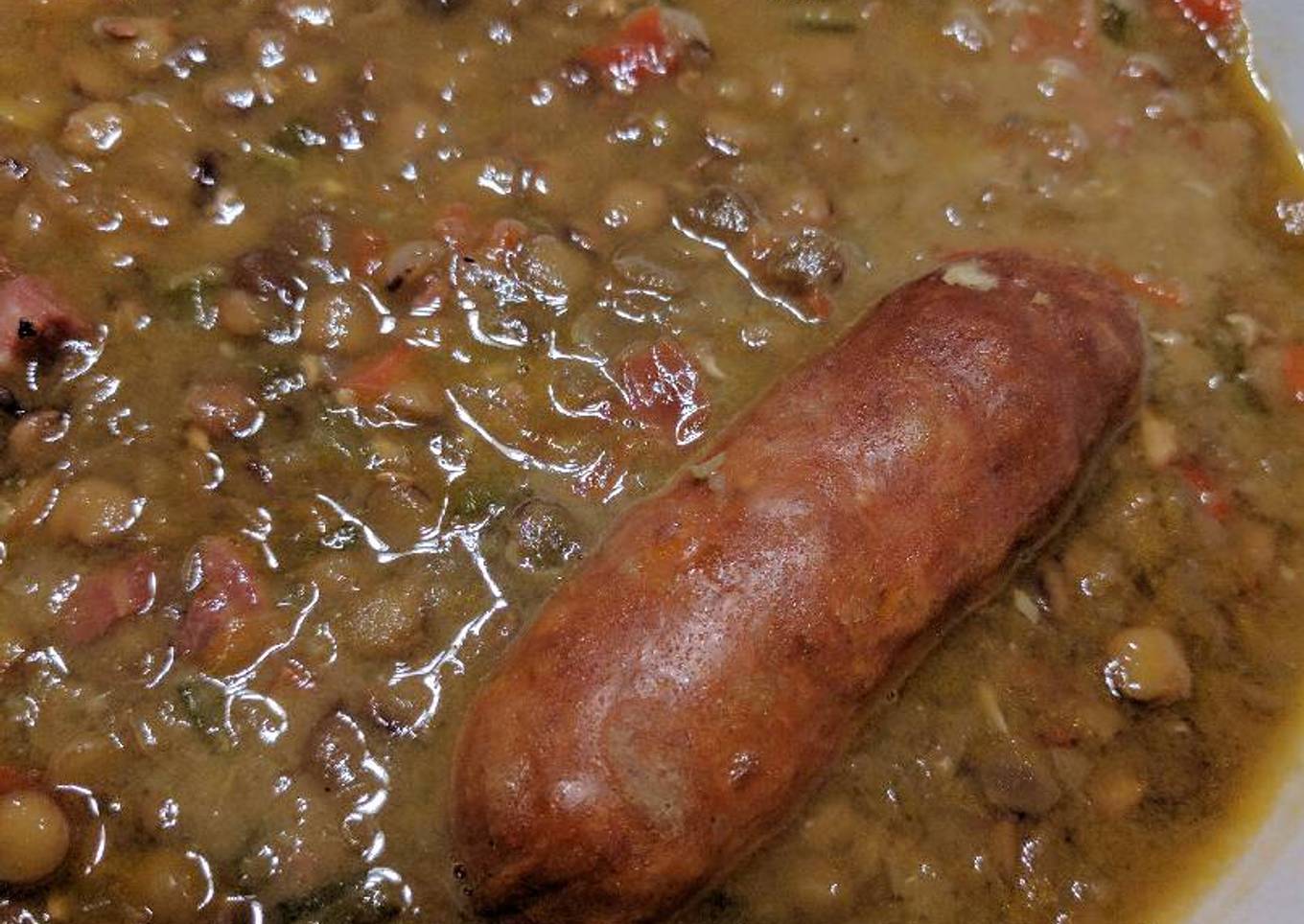 Lentejas guisadas con chorizo