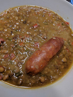 Una foto de Lentejas guisadas con chorizo