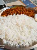 White Lobia with Boiled Rice