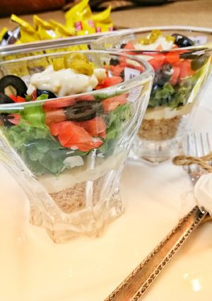 A picture of Tuc salad shots.