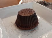 Una foto de volcan de chocolate con aceite