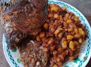 Une photo de banane plantain frit