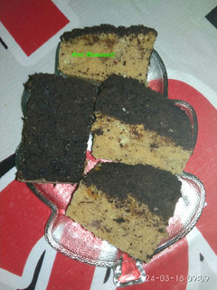 Foto resep Bolu Pisang Ambon Kukus Tabur Oreo