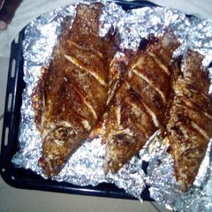 A picture of Roosted fish.