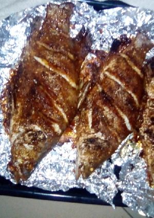 A picture of Roosted fish.