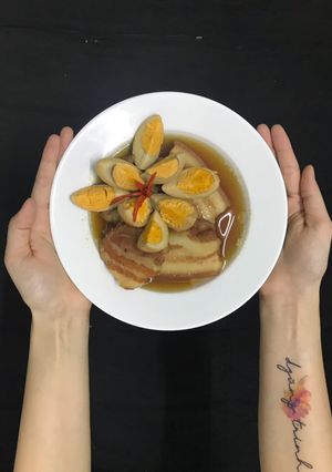 Hình của món Thịt kho trứng dễ làm.