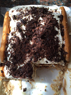 Una foto de Torta helada de vainillas