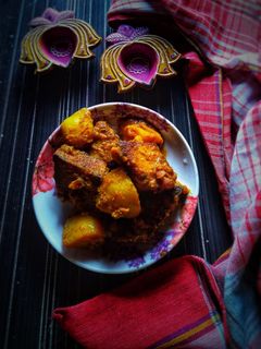 কুমড়োর ধোঁকার ডালনা (kumror dhokar dalna recipe in Bengali) রেসিপির প্রধান ছবি