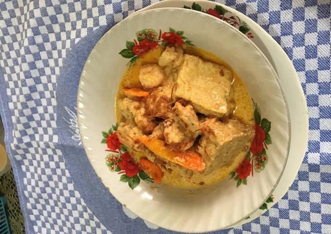 Resep Tempe Tahu Udang Masak Santan Pedas Ketopad Oleh Dwi Burhan Cookpad