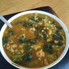 A picture of Hacked 'All-You-Can-Eat' Cauliflower Soup (Vegetarian/Low Carbs/.
