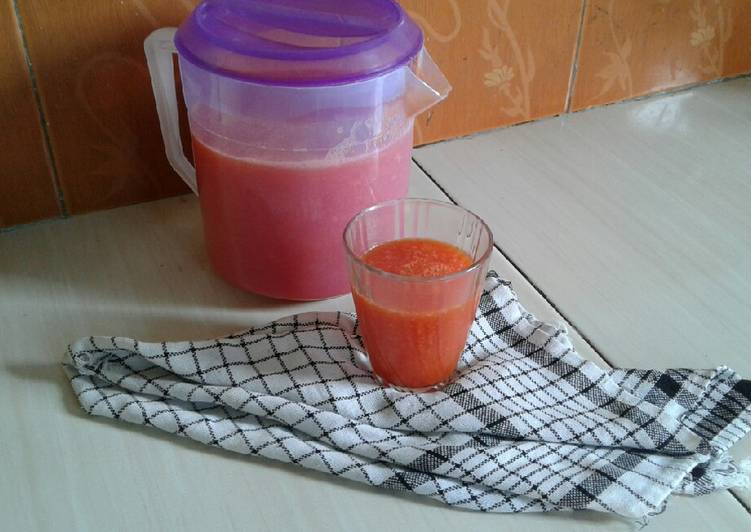 Bagaimana Membuat Jus pepaya nutrisari, Menggugah Selera