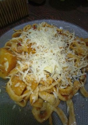Una foto de Tallarines caseros 🍝🍝🍝
