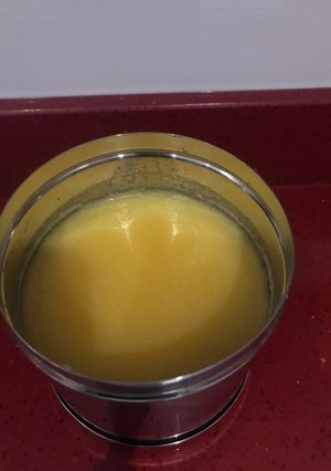 A picture of Ghee/Clarified Butter made in the Instant Pot.