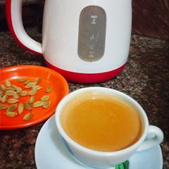 A picture of Masala tea(cardamom tea).