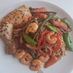 A picture of Stir-fried zero noodles.