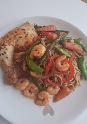 A picture of Stir-fried zero noodles.