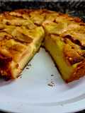 Tarta cremosa de manzana
