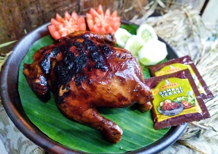 Resep Ayam bakar kecap khas Jawa Timur🍗 yang mengenyangkan