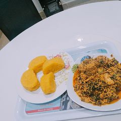 Egusi soup A picture of Egusi soup.