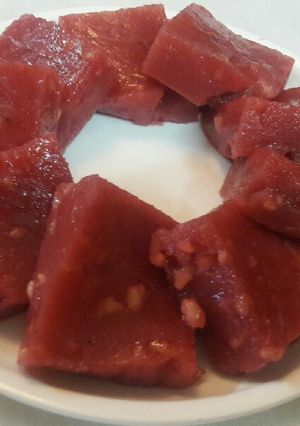 A picture of Tirunelveli Halwa.