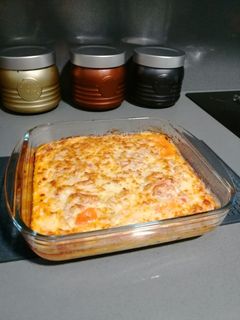 Una foto de Pastel de calabacín y atún