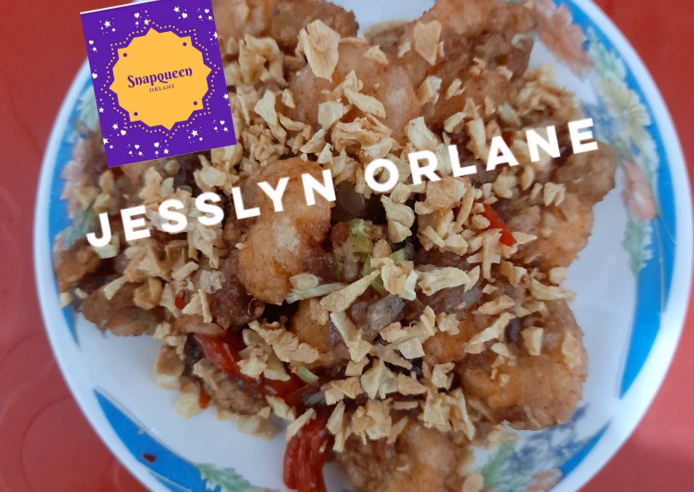 Udang tabur Bawang Putih Jesslyn Orlane