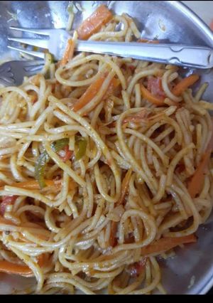 A picture of Mix veg noodles.