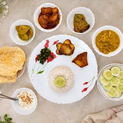Bengali Lunch Platter A picture of Bengali Lunch Platter.