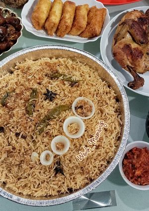 Foto resep Nasi kebuli rice cooker