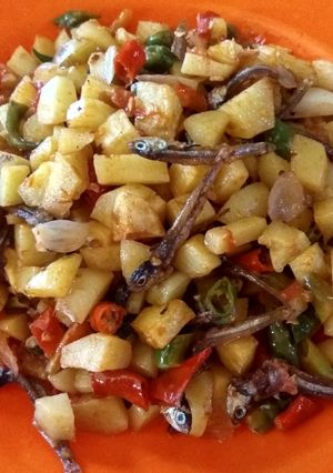 Foto resep Sambal kentang tumis
