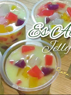 Foto resep Es Alpukat Jelly Kelapa