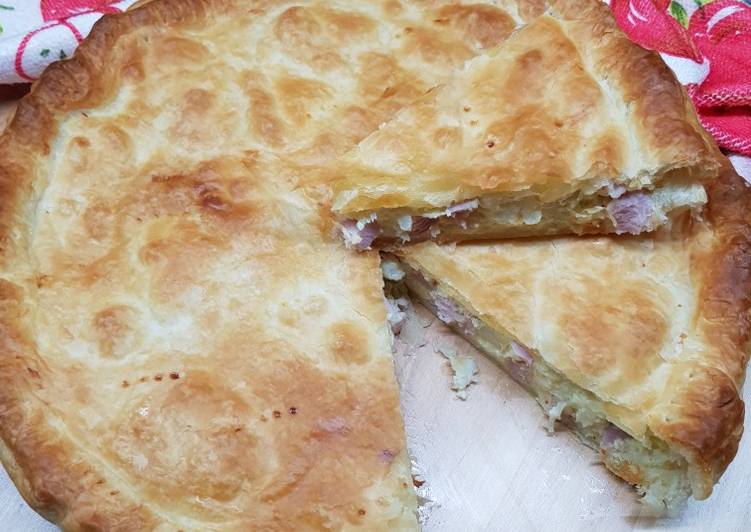 Steps to Make Veloce Cavolfiore e prosciutto cotto in pasta sfoglia