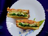 ট্রাই কালার্ড স্যান্ডউইচ(tricolour sandwich recipe in Bengali)