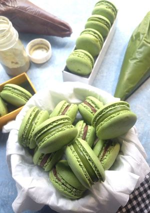 Foto resep Greentea macaron
