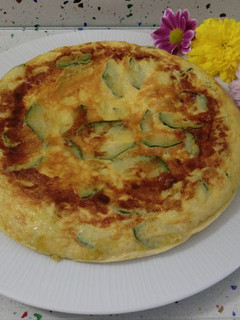 Una foto de Tortilla de calabacines