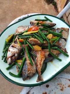 Foto resep Ikan Goreng Tumis Kacang Panjang