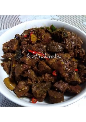 Foto resep Daging sapi pedas manis