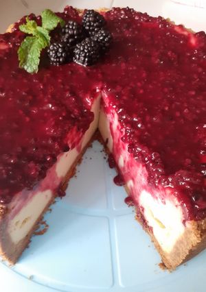 Una foto de New york cheesecake