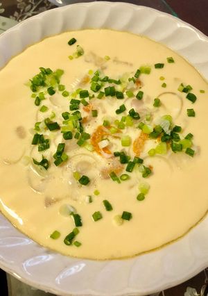 รูปของ ไข่ตุ๋นคัสตาร์ด