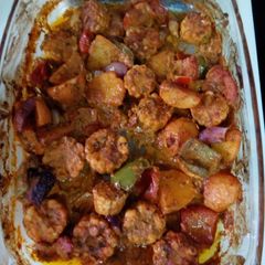 A picture of Tandoori vegs # Bakingcontest.