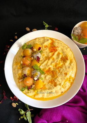 A picture of Mixed Fruit Shrikhand.